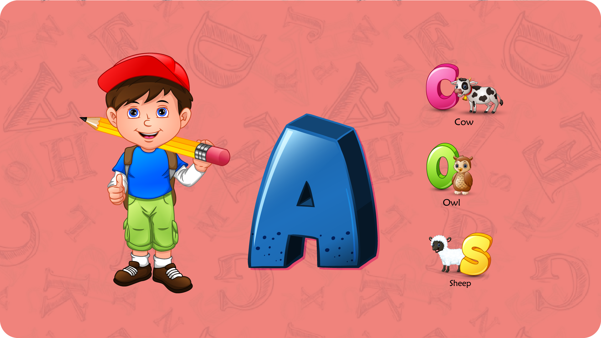 Upper and Lower Case Letters